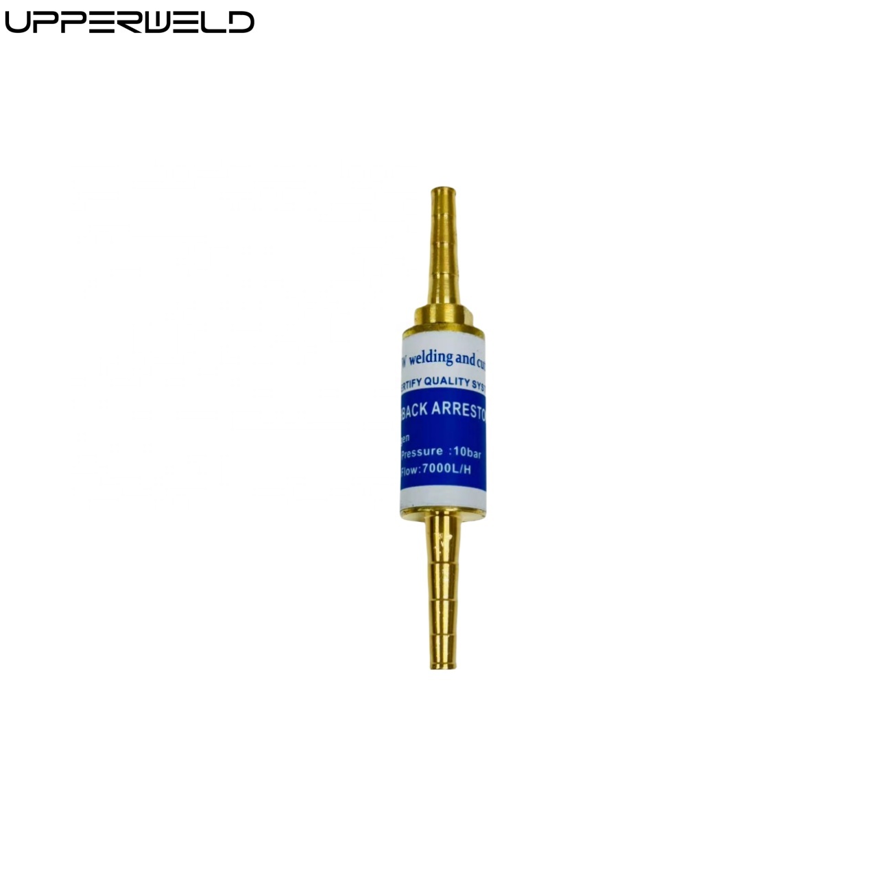 Upper Welding Flashback Arrestor for Oxygen Regulator 7000L/H Working Flow