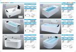 Contemporary Hydromassage Jacuzzi Tub 620mm Height For Relieve Stress