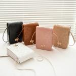 Women Phone Crossbody Bag Pu Leather Mini Shoulder Messenger Bag Travel Portable