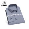 Buy cheap Men Long Sleeve Business Shirts Single Button Casual Plaid Striped Shirt from wholesalers