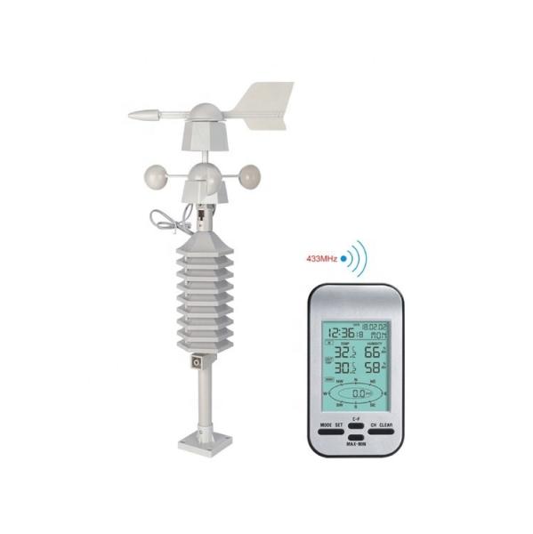 Remote Monitoring Temperature digital weather station With Wind Speed Direction