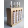 Buy cheap Durable Shop Display Fixtures 4 Slots Wooden Lip Balm Display Stand OEM&ODM from wholesalers