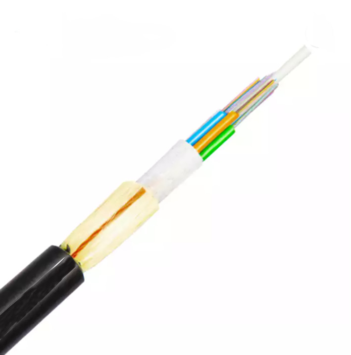 ADSS Outdoor Single Mode Fiber Optic Cable G652D /G657A1 / G657A2 PVC LSZH LSOH PE HDPE