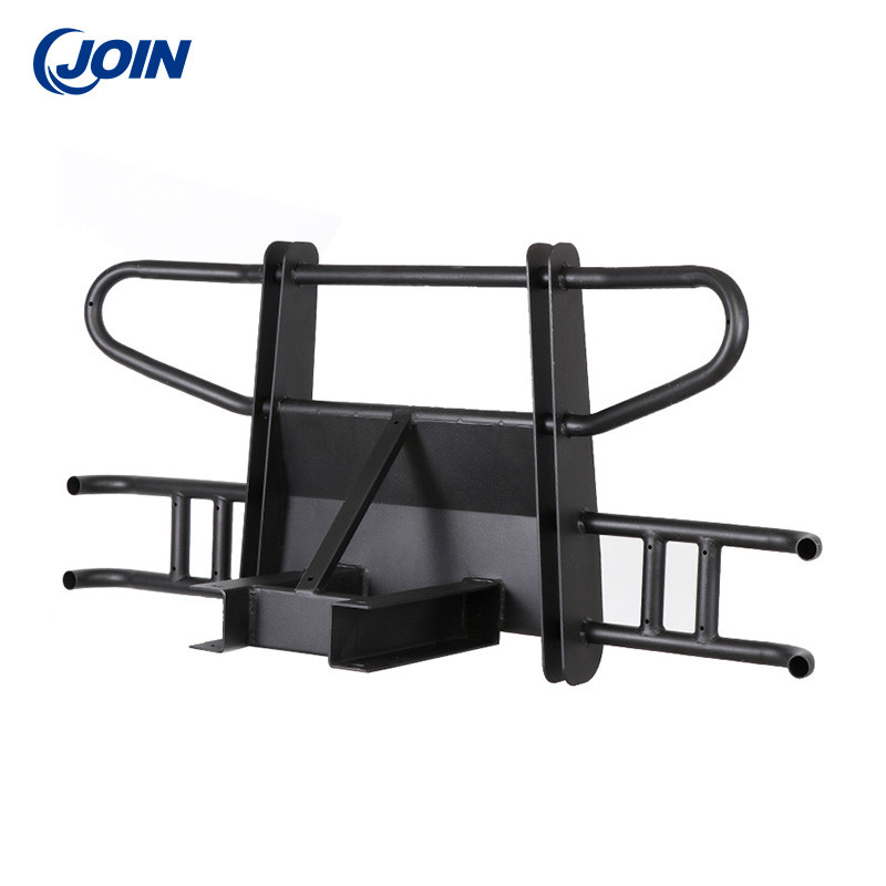 Custom Car Golf Cart Brush Guard Black Steel Material OEM / ODM