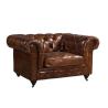 Buy cheap Light / Dark Brown Vintage Leather Chesterfield Couch Sofa 1/2/3/4 Seater from wholesalers