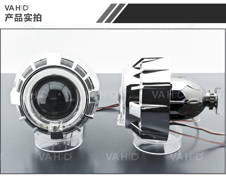 CH10 2.5inch Round double Crystal angel eye Bixenon Car hid xenon projector kit