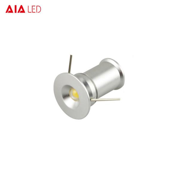 Buy cheap D20xH25mm,cut size:15mm 1W mini recessed chrome indoor LED spot light for watch shop from wholesalers