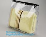 Promotional PVC Toiletry bag with zipper and slider, Underwear packing bag