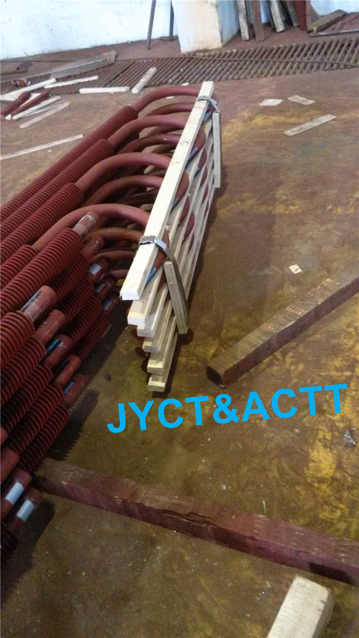 Sprial U Bend Welded Finned Tubes / Finned Pipe OD45mm X4.3mmTHK X8369mm LG