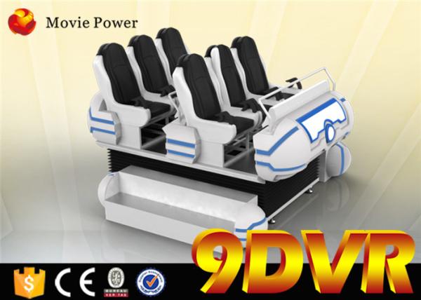 6 Seats High Definition Movies / Games 9D VR Cinema For Movie Truck Easy