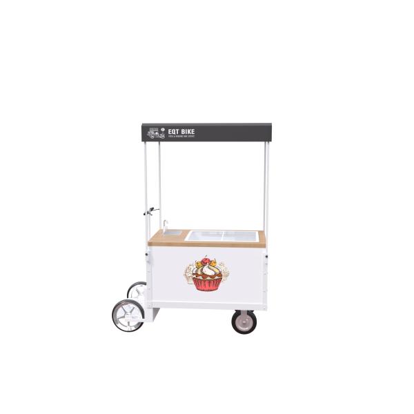 Buy cheap Oil Resistant Wood Desktop Four Wheel Bicycle Freezer Cart from wholesalers