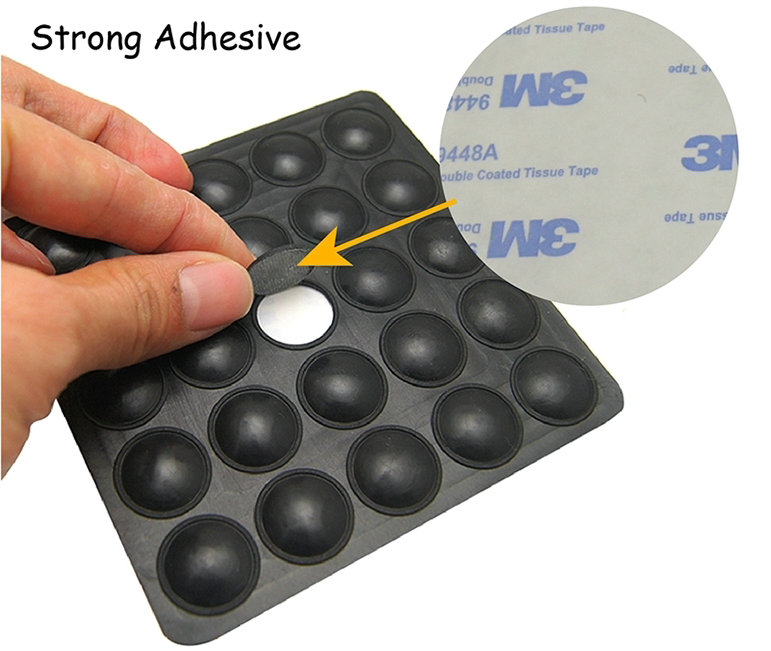 Non Slip Double Sided Foam Tape 1000 Pcs , Rubber Self Adhesive Foam Padding