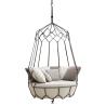 Buy cheap white color 1740mm width Rattan Hanging Egg Chair SGS certificate from wholesalers