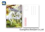 Souvenir Gift 3D Lenticular Card With Customized Logo / Lenticular Photo