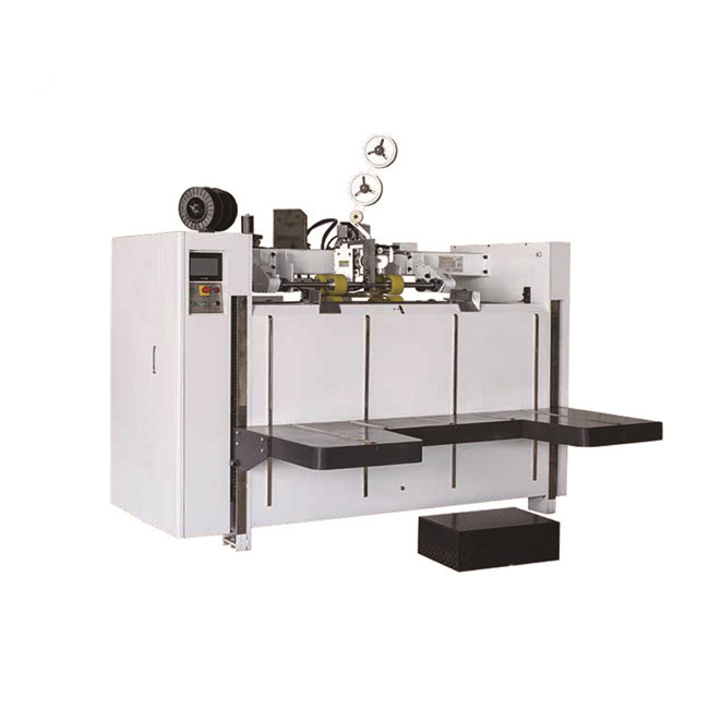 PLC Automatic Carton Box Stitching Machine With Double Servo Motor