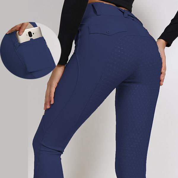 Buy cheap Navy Grip Riding Gear Legging Equestrian Breeches With Pocket from wholesalers