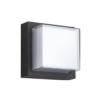 Buy cheap Decorative LED Wall Light Fixture Wall Mounted 12W Circular / Square Black Bulkhead Light from wholesalers