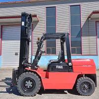 Buy cheap Double Front Tires Gasoline Forklift Nissan GK25 5 Tonne Counterbalance Forklift product