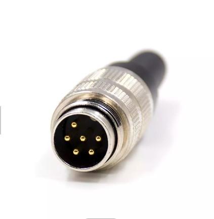 Buy cheap DIN M16 6 Pin Waterproof AISG Connector Aviation Male Plug Female Socket Metal from wholesalers