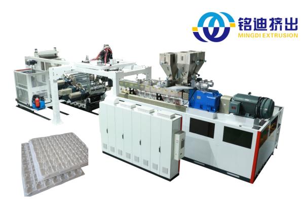 820mm Width PET Sheet Extruder Machine Single Twin Screw High Production