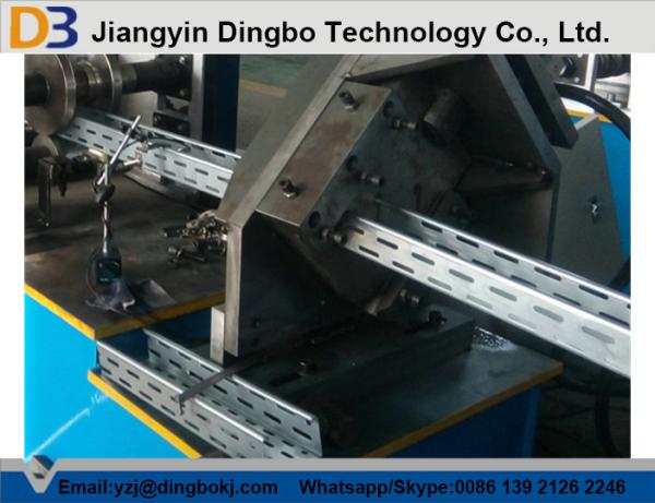 Buy cheap Full Automatic Metal Steel Cable Tray Roll Forming MachineWitn Hydraulic Cutting Manufacturer from wholesalers