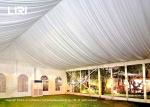 20M Span Width Luxury Wedding Outdoor Party Tents Permanent Construction