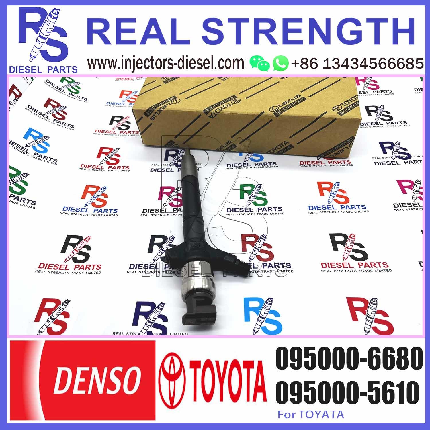 injector nozzle 23670-0R130 23670-09230 injector for Toyota 1AD-FTV 2AD-FTV common rail injector 095000-7320 095000-6680