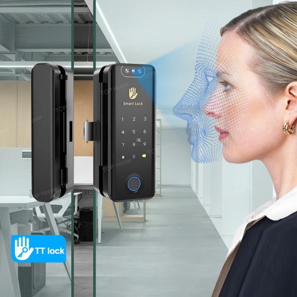 Buy cheap Dc 12v / 24v Power Supply Smart Glass Door Lock For Iron Door Types from wholesalers