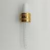 Buy cheap Gold Screw Essential Oil Dropper Tops Aluminum Plastic 13mm 15ml Dropper Cap from wholesalers
