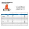 Buy cheap DN25 CPVC Plastic Diaphragm Valve PN10 Bar Corrosion Resistant from wholesalers