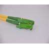 Buy cheap Duplex 3.0mm Fiber Optic Jumper Cables E2000 APC To E2000 APC Yellow Color from wholesalers