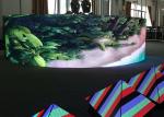 Wall Mounted Curved Tv Led Display Screen With Light Weight Aluminium Panel