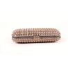Buy cheap Pink Colored Glitter Clutch Purse , Box Shaped Metal Sequin Sparkly Evening Bags from wholesalers