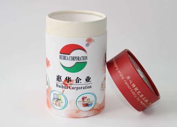 Buy cheap Light weight Round Cardboard storage cylinder Tubes Food Packaging , paper tea cans from wholesalers