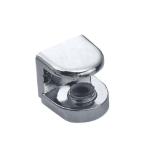 Fixed Glass Holder YS-036, Zinc Alloy, for glass 8mm, finishing chrome or Satin