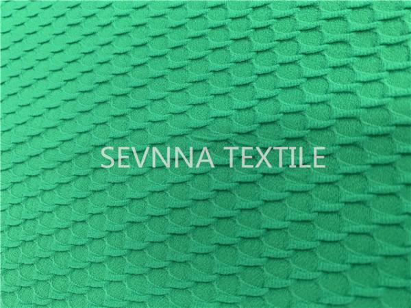 Buy cheap Grass Green 250gsm Recycled Swimwear Fabric Solid Athletic Beach Party from wholesalers