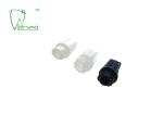 Medical Sterile Luer Lock Luer Slip Dental Syringe Cap Disposable Black White
