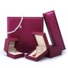 Buy cheap China manufacturing Wholesale Luxury Jewellery Box packaging Custom high end Necklace Bracelet Earring Ring Packaging rose Red Pu Leather Jewelry Box from wholesalers