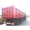 Buy cheap Heavy Duty Cargo Side Rear Tipping 2/3 Axles Truck Dump Trailer from wholesalers