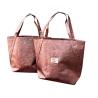 Buy cheap Non Woven Fabric Crocodile Veins Reusable Carrier Bags With Woven Patch Logo from wholesalers