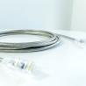Buy cheap Exactcables Steel Armored Crossed Cat5e Network Cable 2m Lan Cable Slim STP LSZH Gray from wholesalers