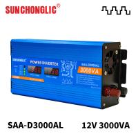 Buy cheap 3000w Modified Sine Wave Inverter 1A USB Power Inverter Dc 12v To Ac 220v product