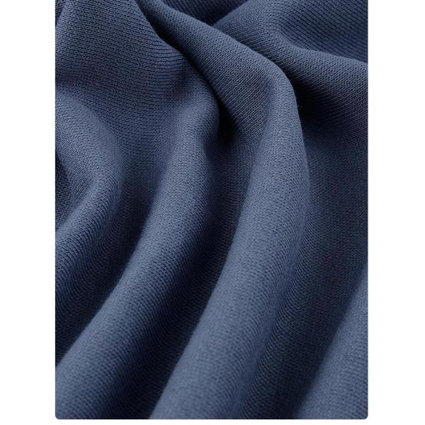 100%Cotton Combed French Terry Knitted Fabric for Elegant Jacket Sweater Casual Hoodies Cotton Fabric Roll