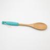 Buy cheap wooden spatula and spoon with silicone from wholesalers