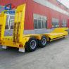 Buy cheap 60 Ton Lowbed Lowboy Low Loader Truck Semi Trailer with Tire Size According to Your from wholesalers