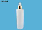 8 Oz Fine Mist Spray Bottles 250ml PE Bottle Shiny Gold Aluminum Sprayer