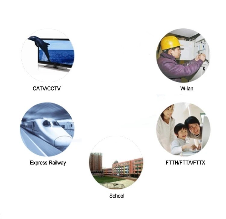 Butterfly Shaped FTTH Indoor Fiber Cable