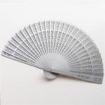 Colorful Chinese Personalized Folding Hand Fans 20.5cm For Wedding Gifts