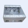 Buy cheap 1/2" 3/4" Holes Waterproof Terminal Box Grey PVC Coated UL Listed from wholesalers