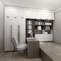 Buy cheap Bedroom Swing Door Wardrobe Flat Packed Shaker Furniture Custom product